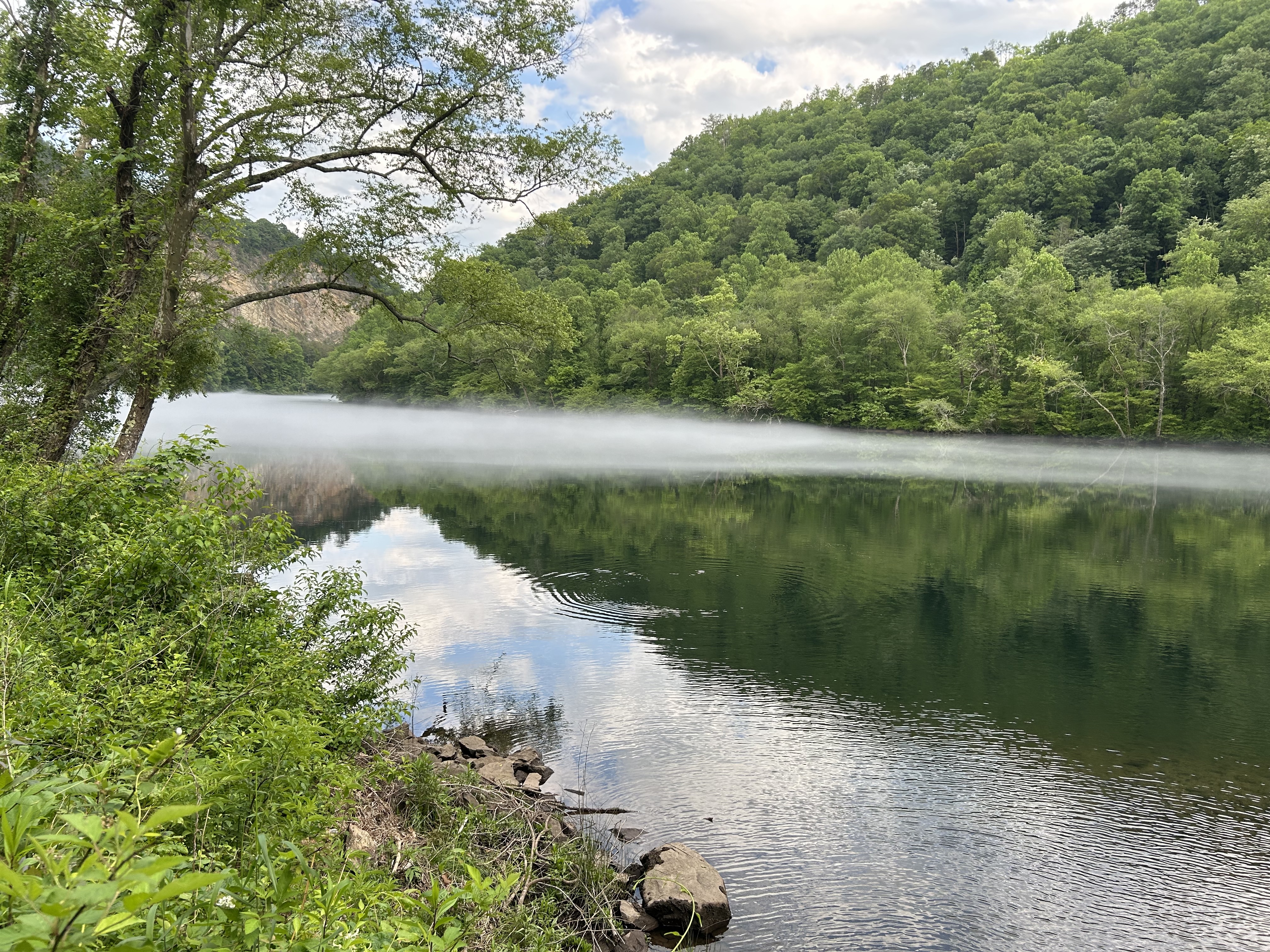 River next to Tail of the Dragon Highway